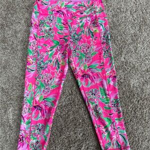Floral Pink Kids Leggings